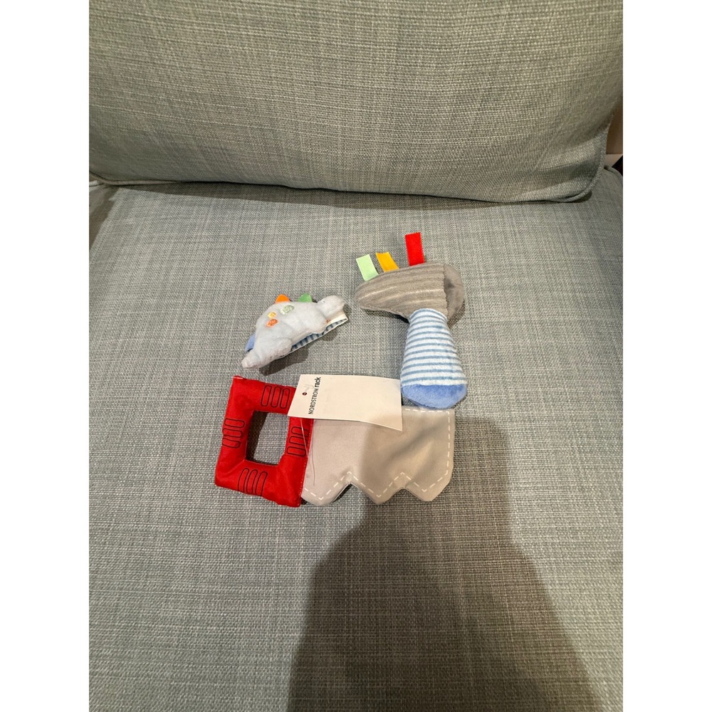 Nordstrom Rack Baby Plush Tool Toy Set Hammer Saw Screwdriver Sensory Crinkle